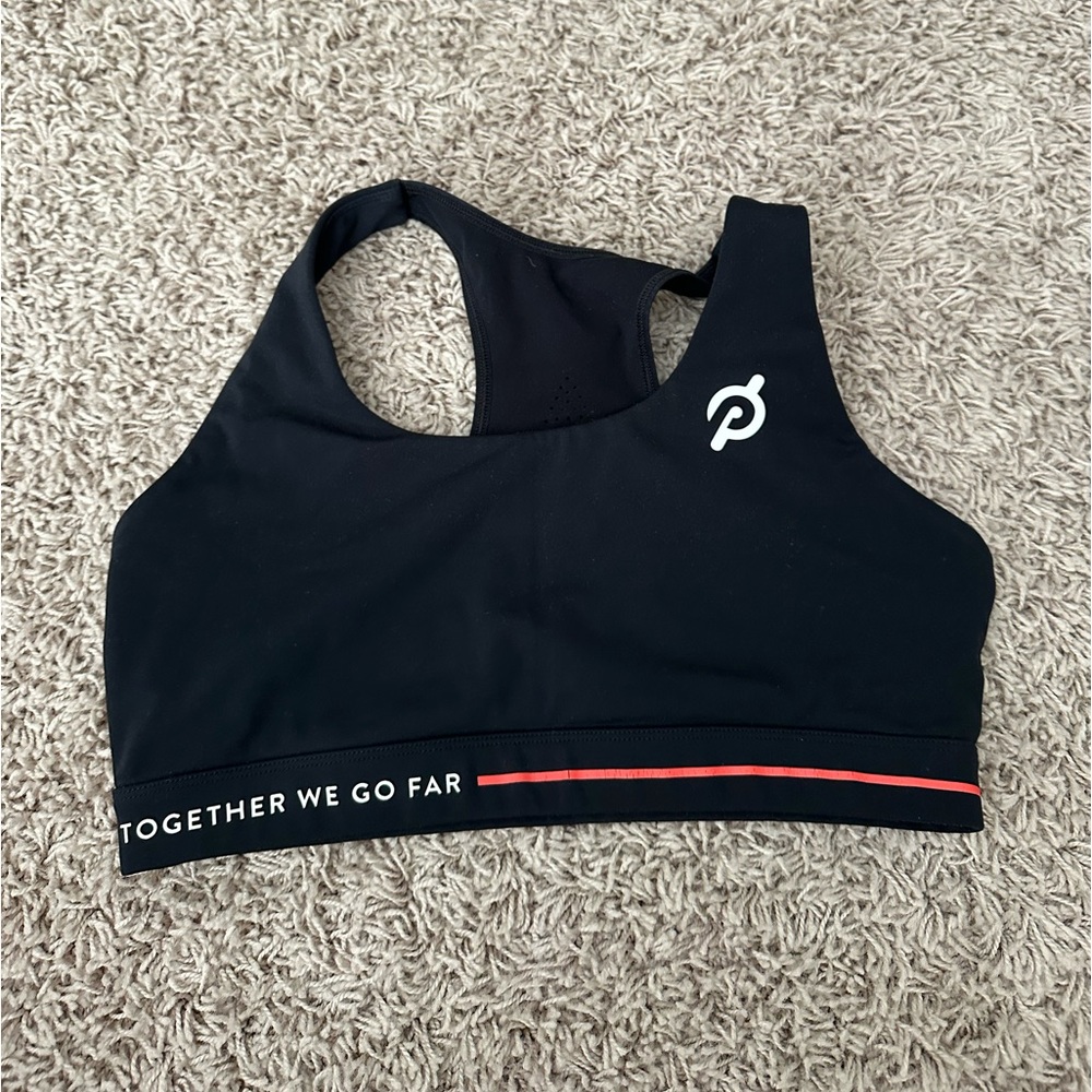 Peloton Black Athletic Tank Top